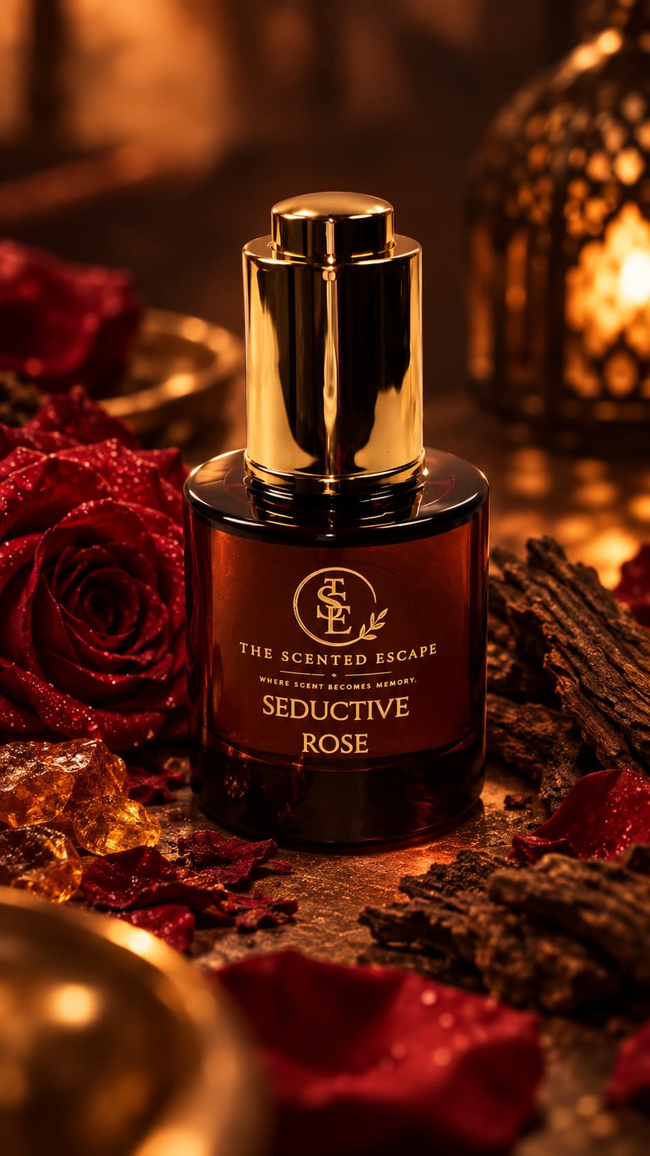 Seductive Rose luxury perfume oil by The Scented Escape