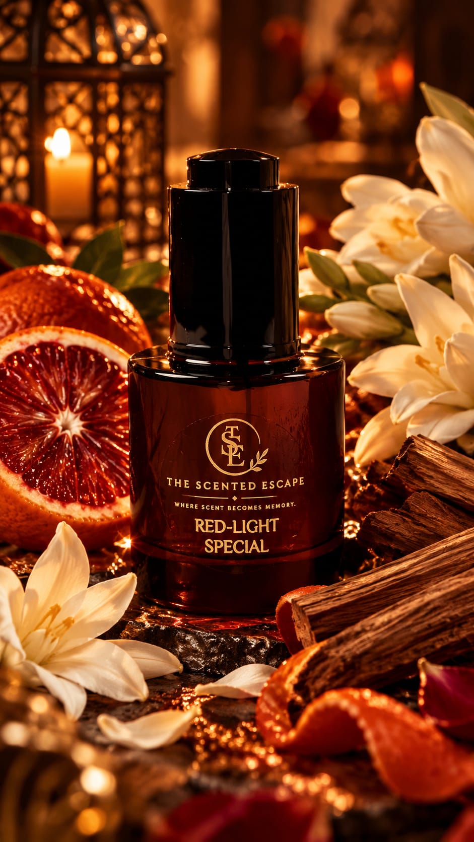 Red-Light Special luxury perfume oil by The Scented Escape